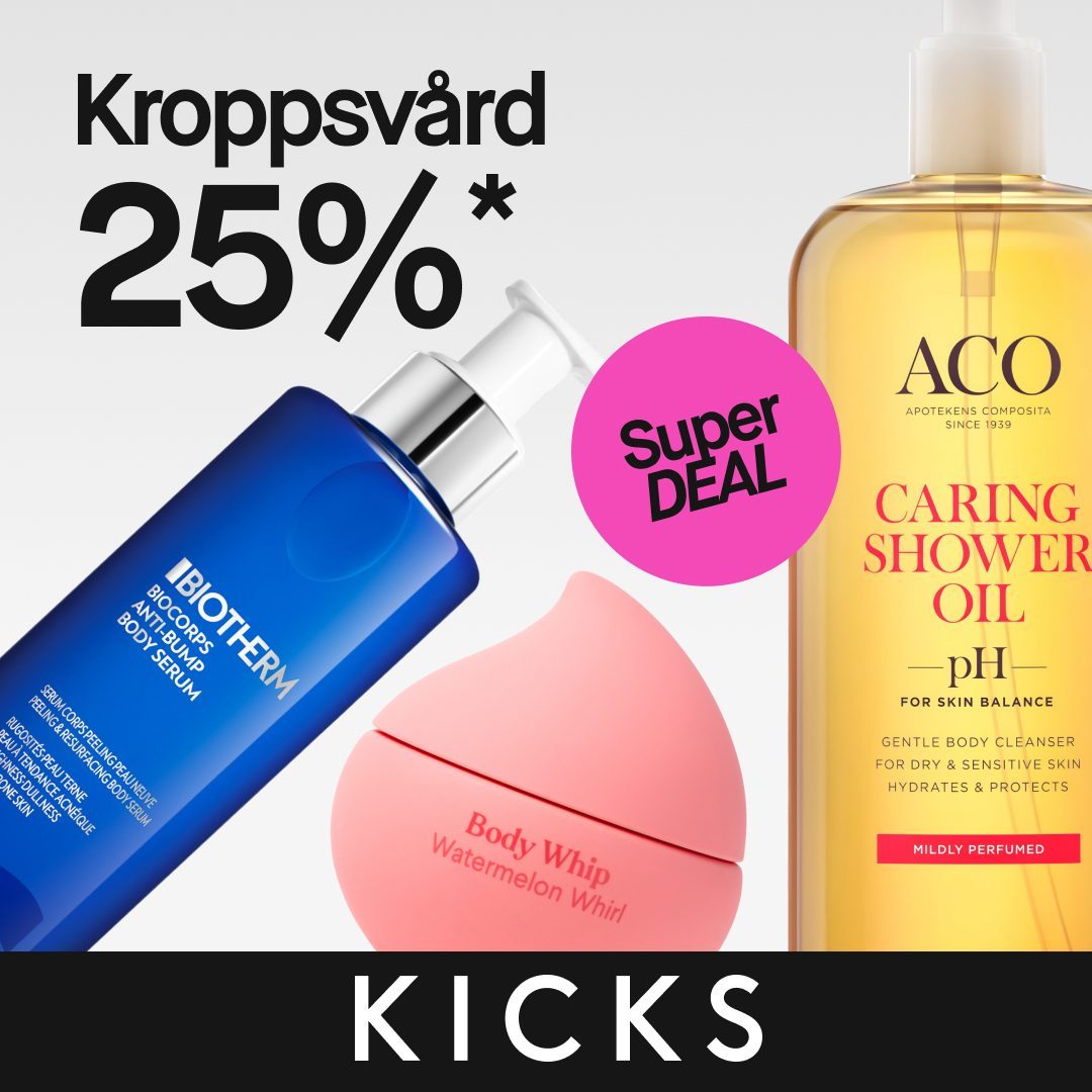 Kroppsvård 25% hos Kicks