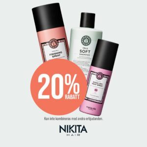 Nikita erbjudande- 20% på Maria Nila