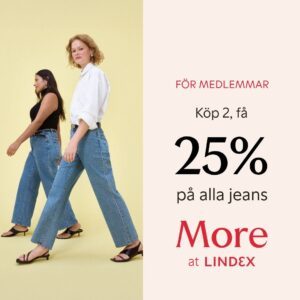 Lindex erbjudande 25% på jeans